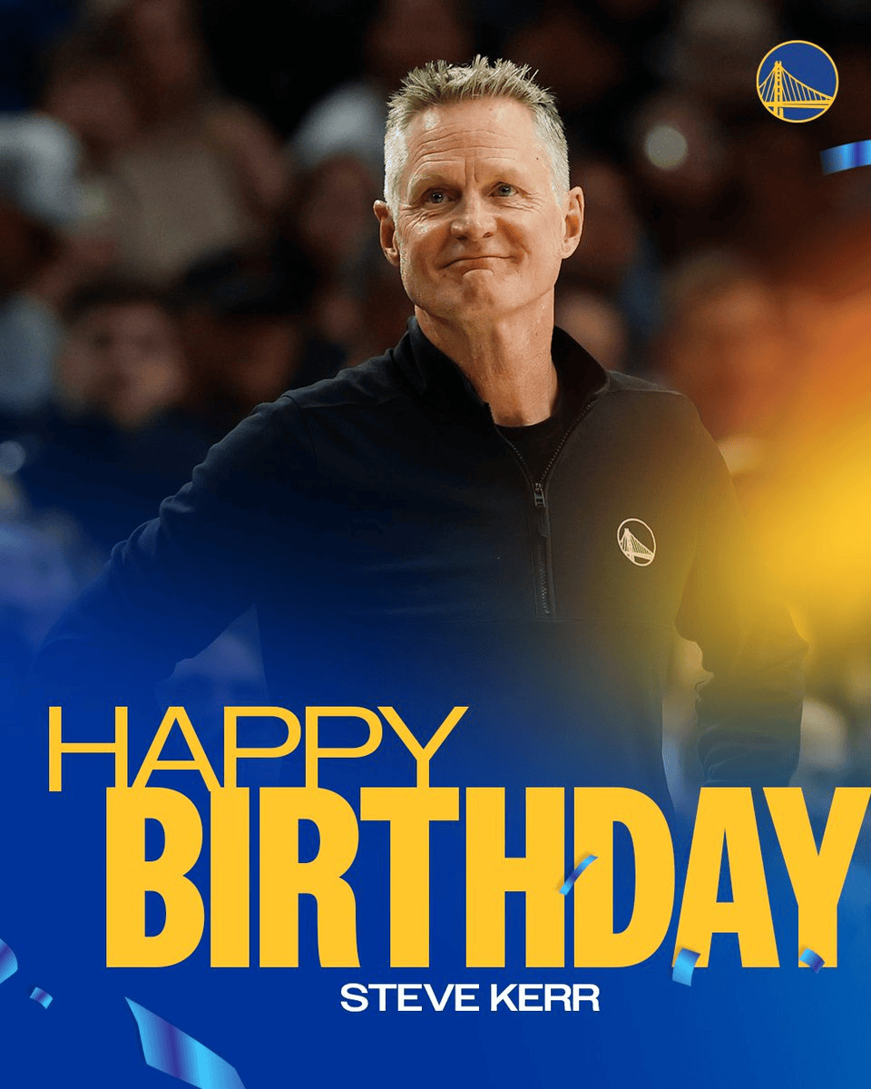 勇士主帅庆祝生日，球队备战新赛季