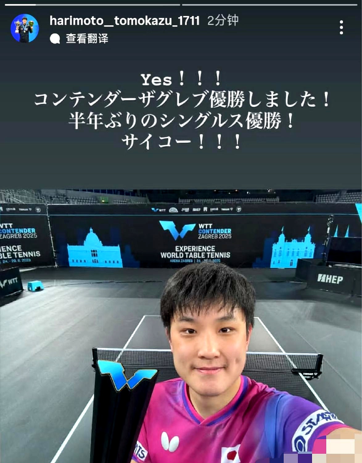 关于法国乒乓球队完胜英国乒乓球队，张本智和惊艳世界的信息